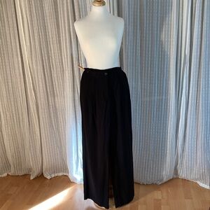 Long Monk and Lou pleated trousers